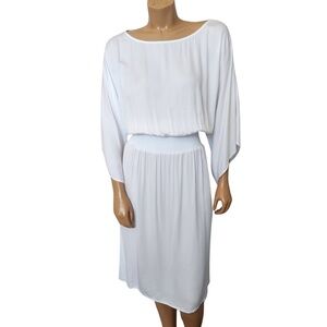 Babaton Geordie Dress White Dress Medium